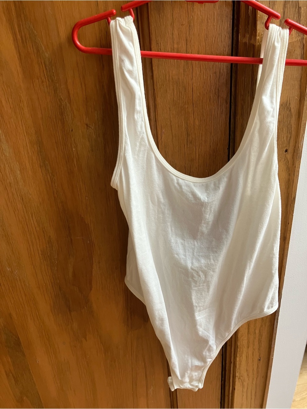 Maripier x Blush White Sleeveless Bodysuit